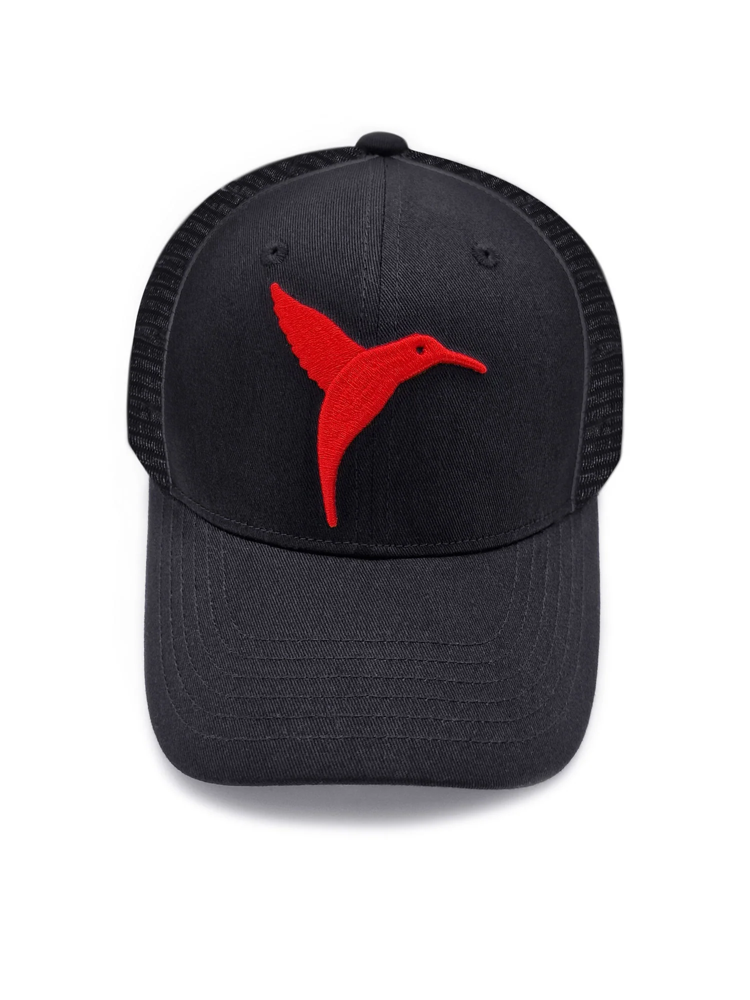 BL/RED BIRD CAP