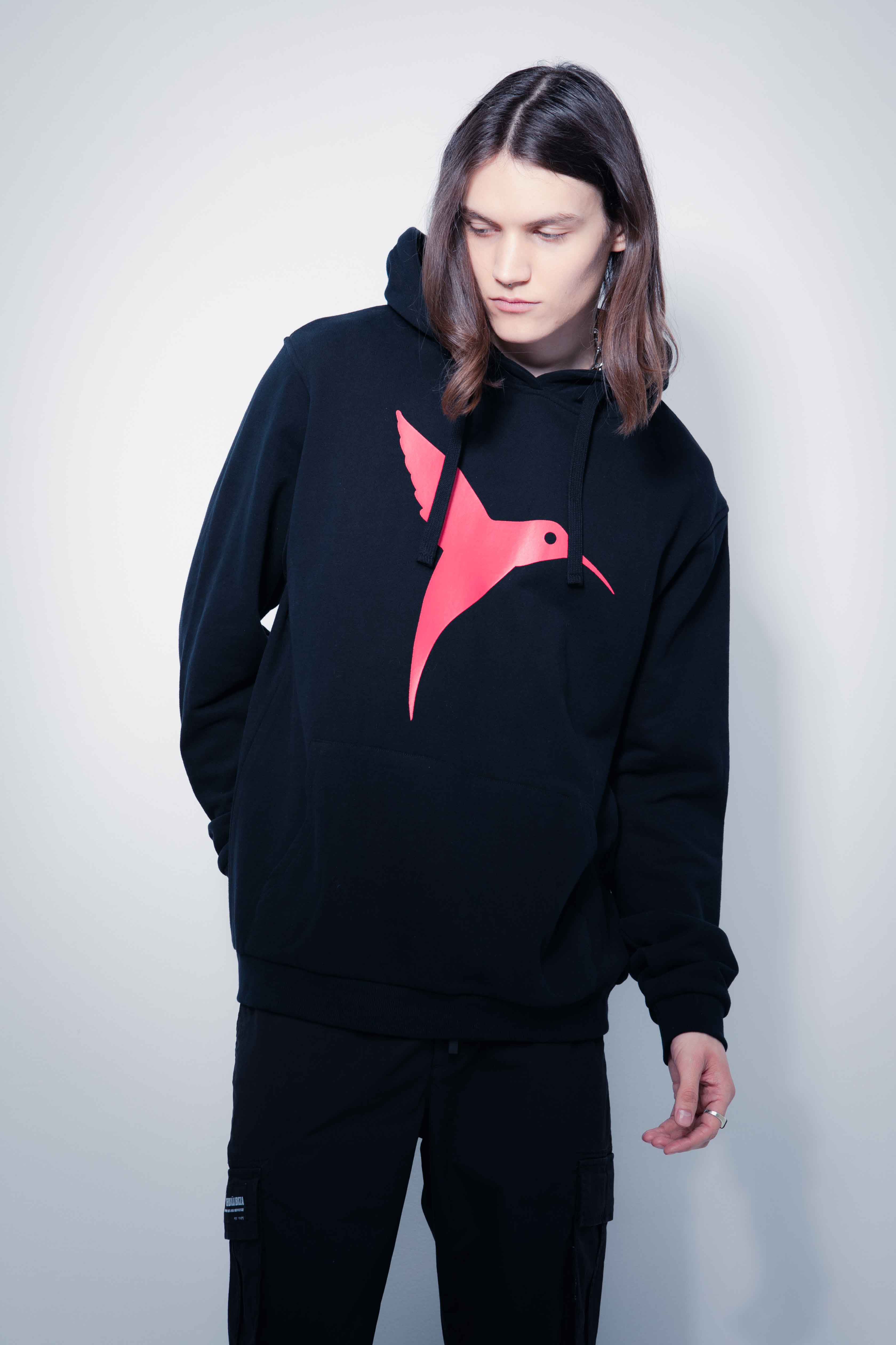 Ushuaïa Logo Hoodie – SS24 – Black - Image 3
