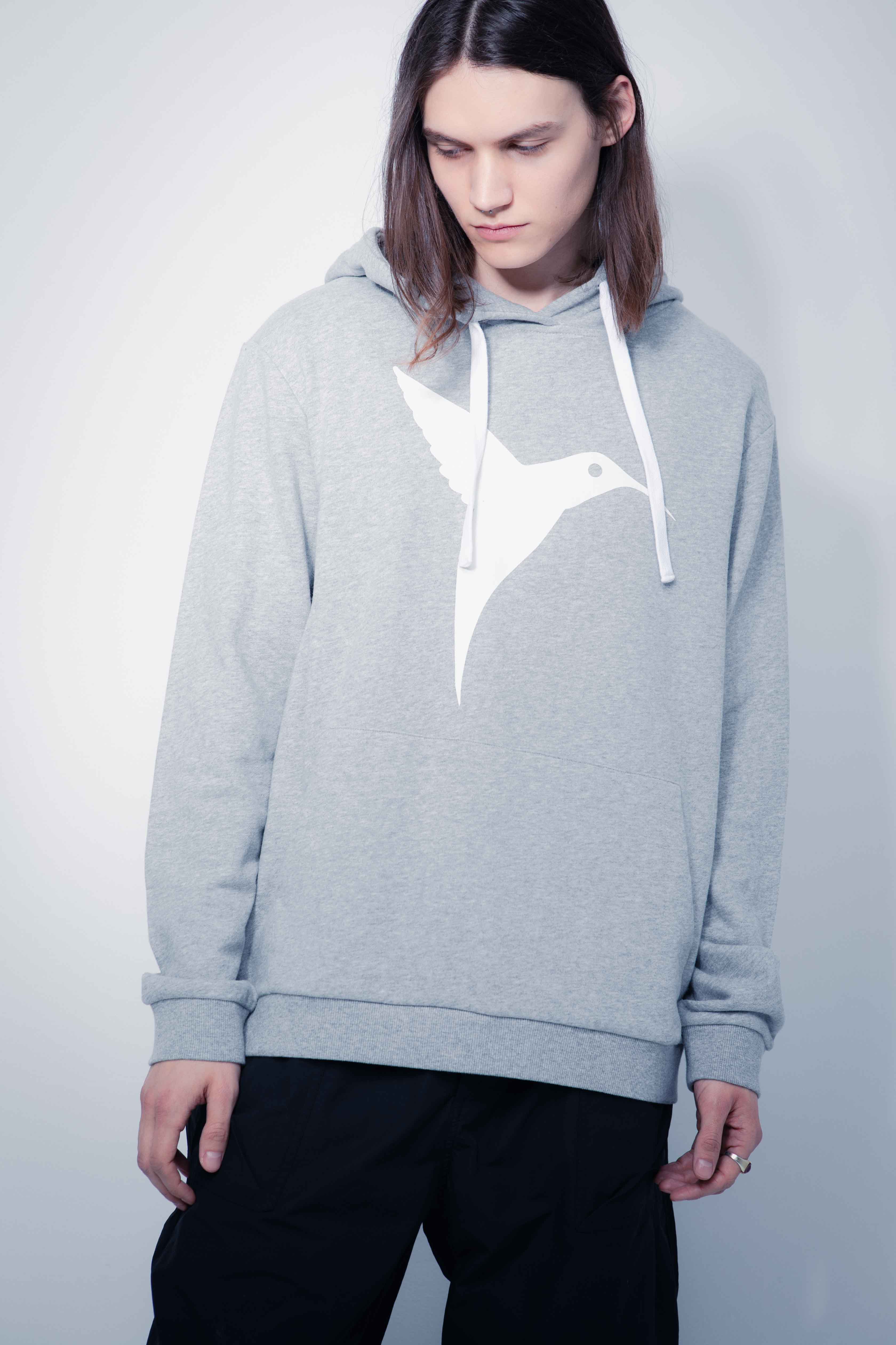 Ushuaïa Logo Hoodie – SS24 – Grey - Image 3